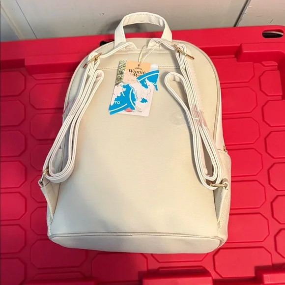 Pooh Disney Winnie the Pooh Cream and Pink Backpack - Picture 2 of 2